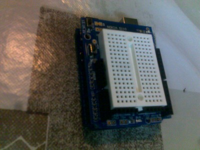 la plateforme de travail montée