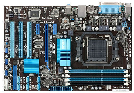une jolie carte mère m5a78L-le de chez asus